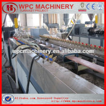 Madera de plástico wpc decking / valla / panel de pared perfil de fabricación de la máquina wpc perfil de la máquina